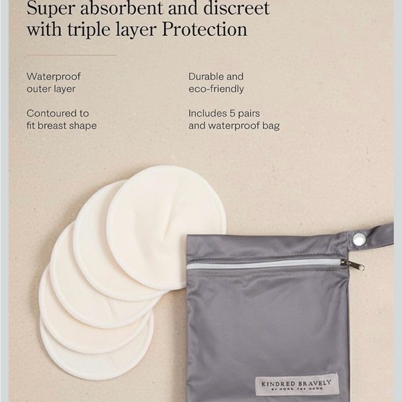 Kindred Bravely Cream Nursing Pads - Picture 3 of 5